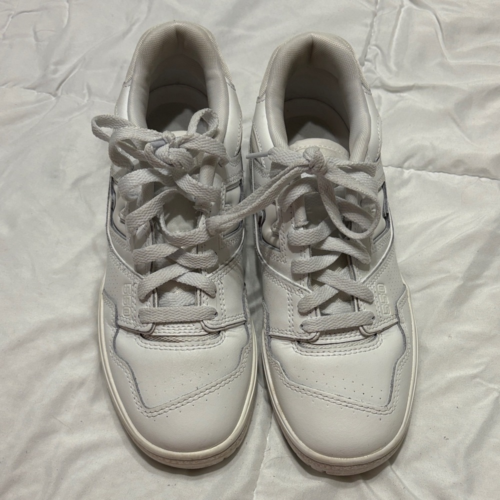 New Balance White Athletic Sneakers